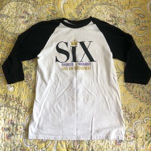 SIX - Broadway Baseball Tee